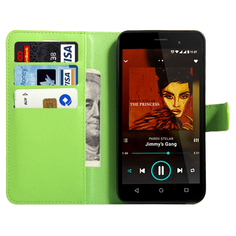 For Wiko Lenny 3 Litchi Texture Horizontal Flip Leather Case with Magnetic Buckle & Holder & Card Slots & Wallet