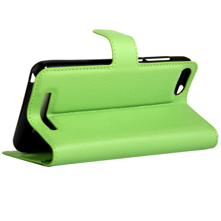 For Wiko Lenny 3 Litchi Texture Horizontal Flip Leather Case with Magnetic Buckle & Holder & Card Slots & Wallet