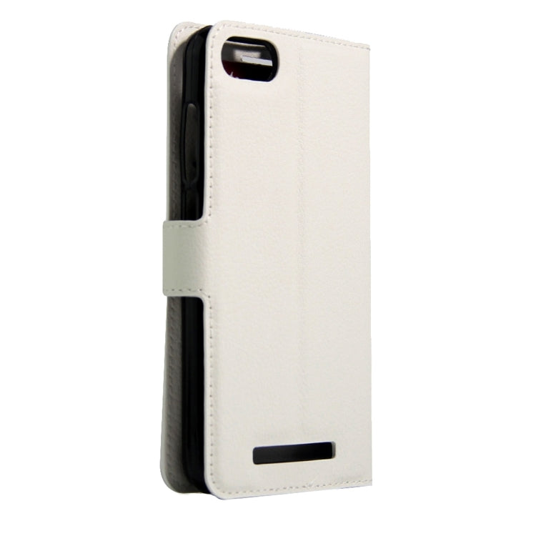 For Wiko Lenny 3 Litchi Texture Horizontal Flip Leather Case with Magnetic Buckle & Holder & Card Slots & Wallet