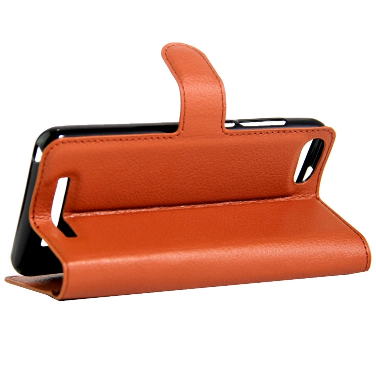 For Wiko Lenny 3 Litchi Texture Horizontal Flip Leather Case with Magnetic Buckle & Holder & Card Slots & Wallet