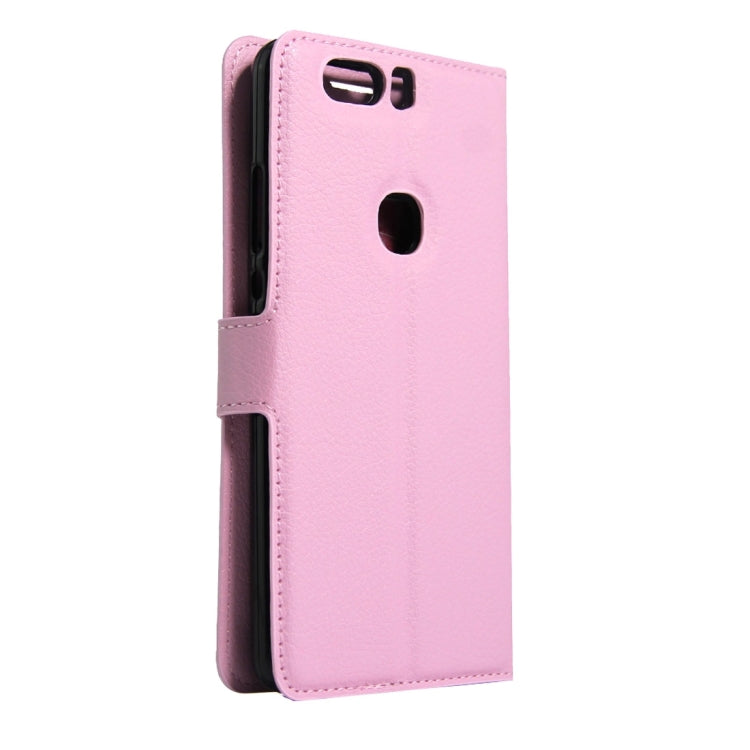 For Huawei Honor V8 Litchi Texture Horizontal Flip Leather Case with Magnetic Buckle & Holder & Card Slots & Wallet