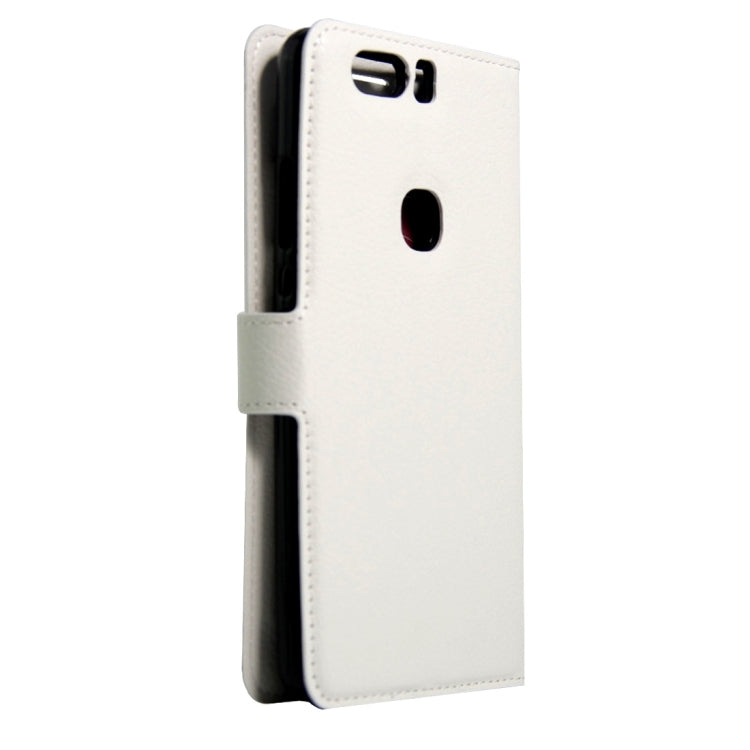 For Huawei Honor V8 Litchi Texture Horizontal Flip Leather Case with Magnetic Buckle & Holder & Card Slots & Wallet