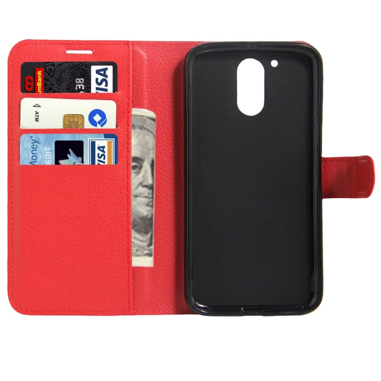 For Motorola Moto G (4rd gen) & G (4rd gen) Plus Litchi Texture Horizontal Flip Leather Case with Magnetic Buckle & Holder & Card Slots & Wallet