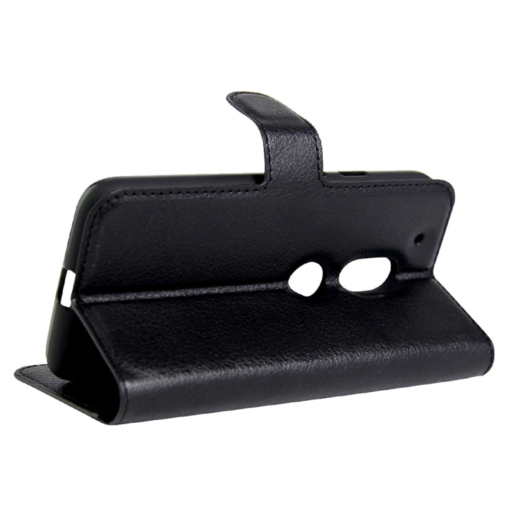 For Motorola Moto G4 Play Litchi Texture Horizontal Flip Leather Case with Magnetic Buckle & Holder & Card Slots & Wallet