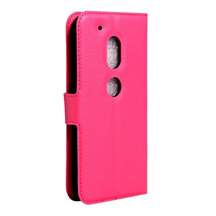 For Motorola Moto G4 Play Litchi Texture Horizontal Flip Leather Case with Magnetic Buckle & Holder & Card Slots & Wallet