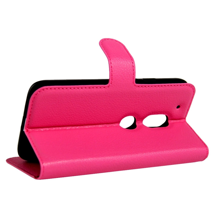 For Motorola Moto G4 Play Litchi Texture Horizontal Flip Leather Case with Magnetic Buckle & Holder & Card Slots & Wallet