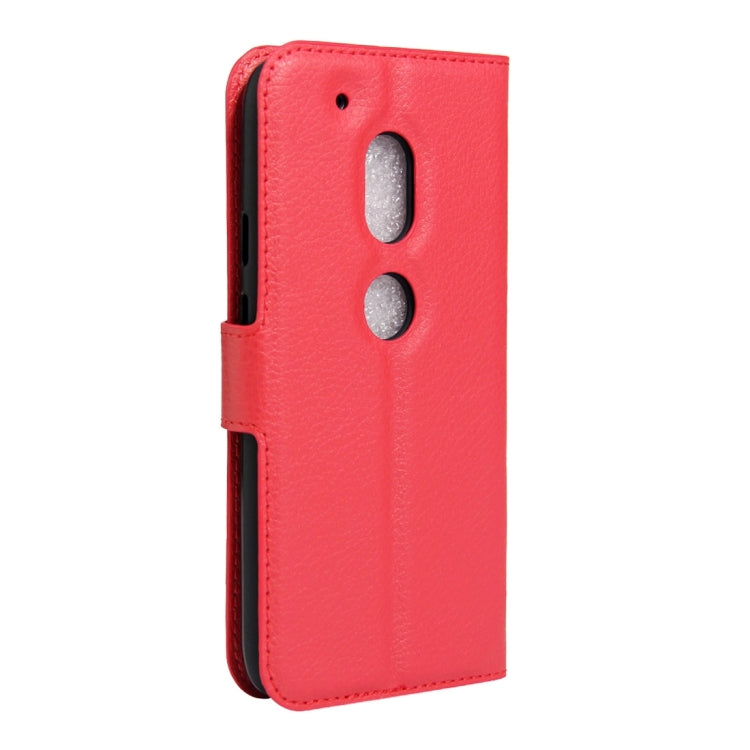 For Motorola Moto G4 Play Litchi Texture Horizontal Flip Leather Case with Magnetic Buckle & Holder & Card Slots & Wallet