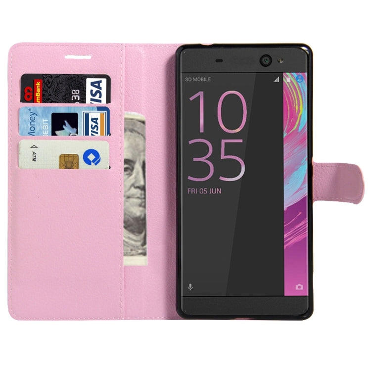 For Sony Xperia XA Ultra Litchi Texture Horizontal Flip Leather Case with Magnetic Buckle & Holder & Card Slots & Wallet