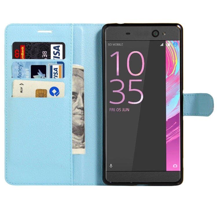For Sony Xperia XA Ultra Litchi Texture Horizontal Flip Leather Case with Magnetic Buckle & Holder & Card Slots & Wallet