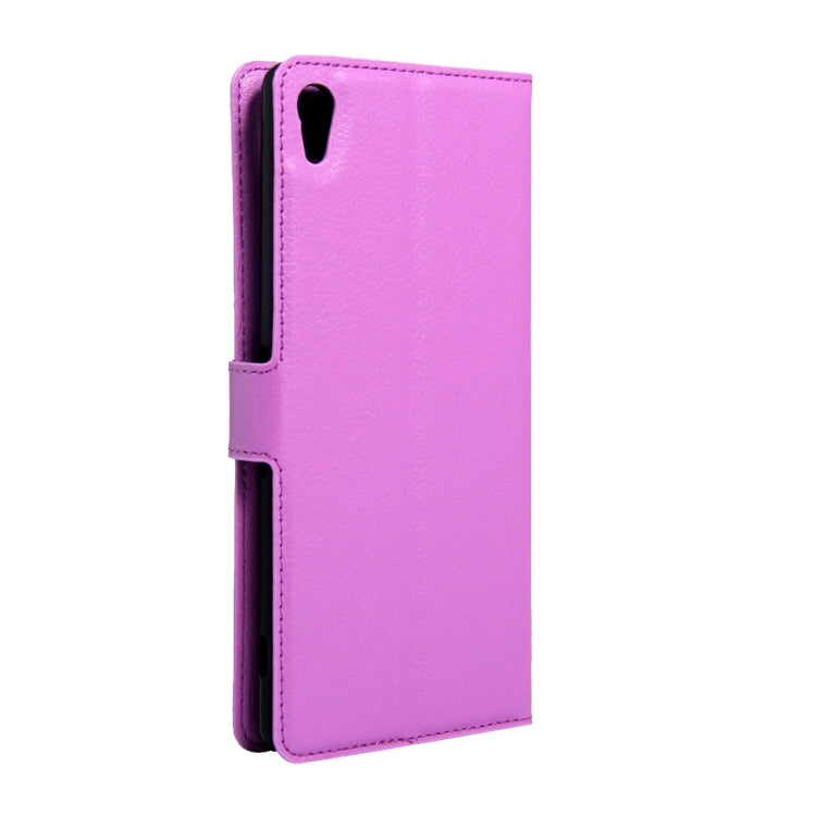 For Sony Xperia XA Ultra Litchi Texture Horizontal Flip Leather Case with Magnetic Buckle & Holder & Card Slots & Wallet