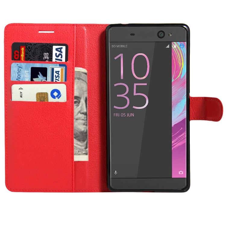 For Sony Xperia XA Ultra Litchi Texture Horizontal Flip Leather Case with Magnetic Buckle & Holder & Card Slots & Wallet