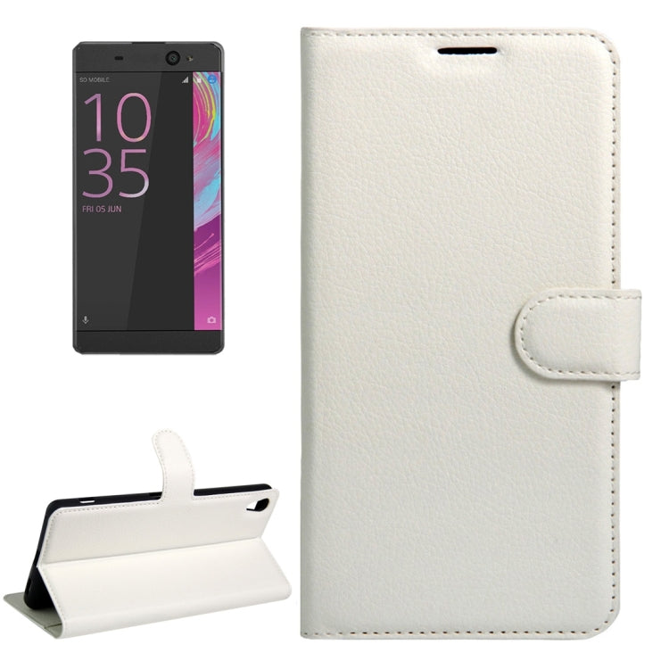 For Sony Xperia XA Ultra Litchi Texture Horizontal Flip Leather Case with Magnetic Buckle & Holder & Card Slots & Wallet