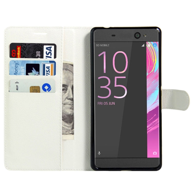 For Sony Xperia XA Ultra Litchi Texture Horizontal Flip Leather Case with Magnetic Buckle & Holder & Card Slots & Wallet