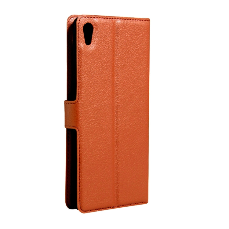 For Sony Xperia XA Ultra Litchi Texture Horizontal Flip Leather Case with Magnetic Buckle & Holder & Card Slots & Wallet