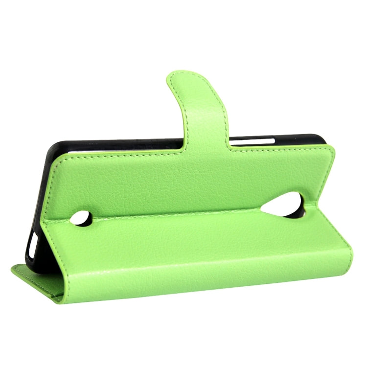 For Wiko U Feel Litchi Texture Horizontal Flip Leather Case with Magnetic Buckle & Holder & Card Slots & Wallet