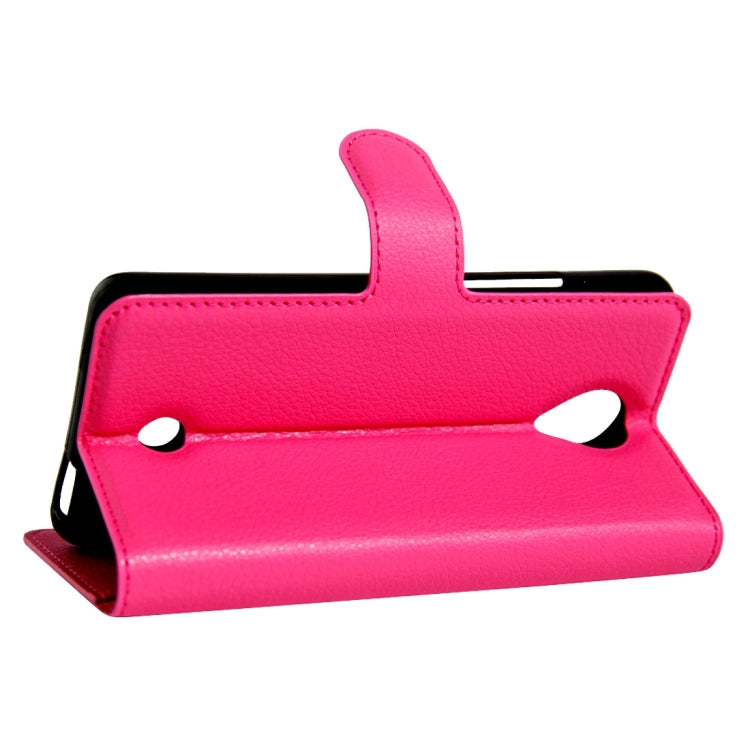 For Wiko U Feel Litchi Texture Horizontal Flip Leather Case with Magnetic Buckle & Holder & Card Slots & Wallet