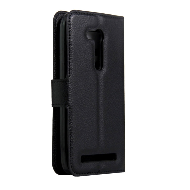 For Asus ZenFone GO / ZB452KG Litchi Texture Horizontal Flip Leather Case with Magnetic Buckle & Holder & Card Slots & Wallet