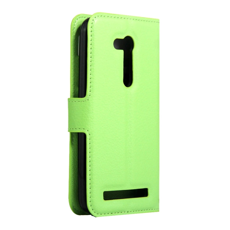 For Asus ZenFone GO / ZB452KG Litchi Texture Horizontal Flip Leather Case with Magnetic Buckle & Holder & Card Slots & Wallet