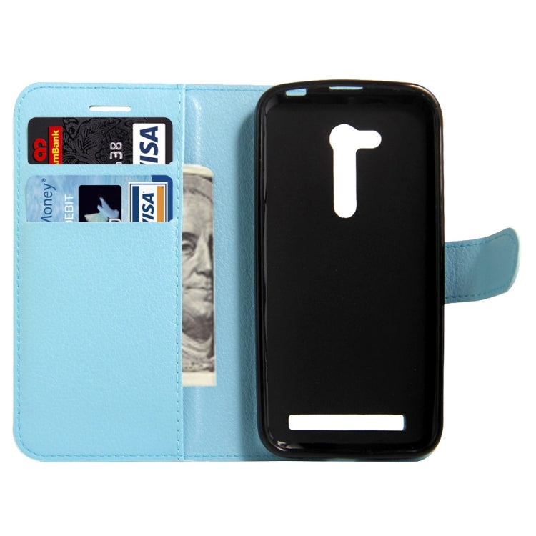 For Asus ZenFone GO / ZB452KG Litchi Texture Horizontal Flip Leather Case with Magnetic Buckle & Holder & Card Slots & Wallet