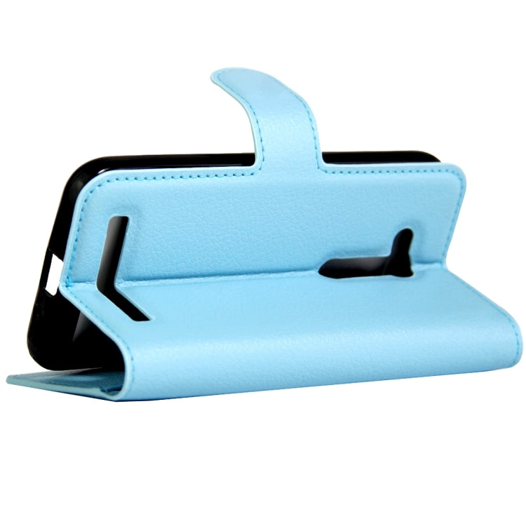 For Asus ZenFone GO / ZB452KG Litchi Texture Horizontal Flip Leather Case with Magnetic Buckle & Holder & Card Slots & Wallet