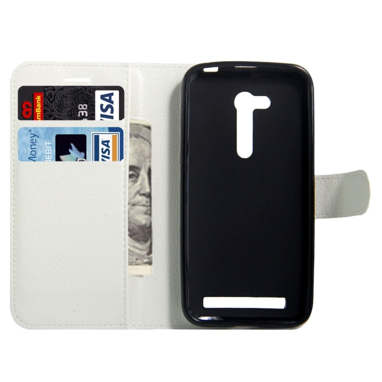 For Asus ZenFone GO / ZB452KG Litchi Texture Horizontal Flip Leather Case with Magnetic Buckle & Holder & Card Slots & Wallet