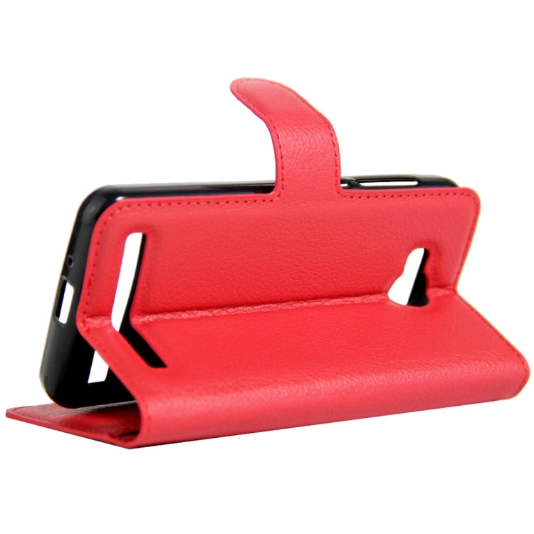 For Huawei Y3 II / Y311 Litchi Texture Horizontal Flip Leather Case with Magnetic Buckle & Holder & Card Slots & Wallet