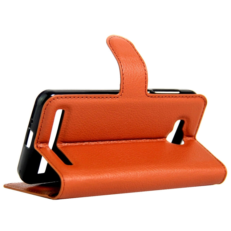 For Huawei Y3 II / Y311 Litchi Texture Horizontal Flip Leather Case with Magnetic Buckle & Holder & Card Slots & Wallet