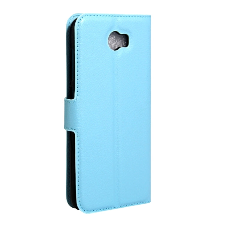 For Huawei Y5 II Litchi Texture Horizontal Flip Leather Case with Magnetic Buckle & Holder & Card Slots & Wallet