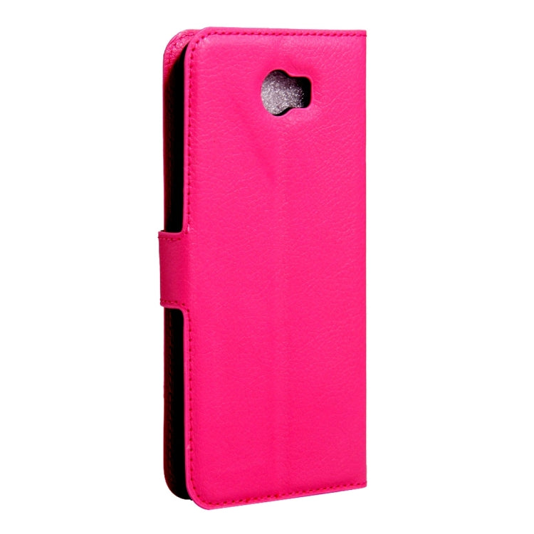 For Huawei Y5 II Litchi Texture Horizontal Flip Leather Case with Magnetic Buckle & Holder & Card Slots & Wallet