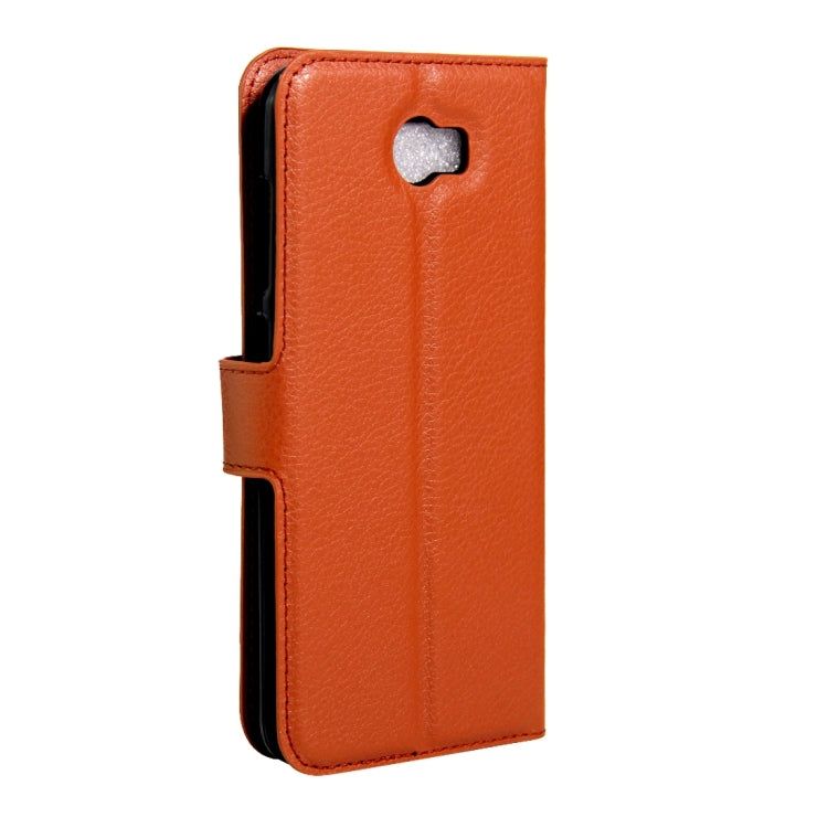 For Huawei Y5 II Litchi Texture Horizontal Flip Leather Case with Magnetic Buckle & Holder & Card Slots & Wallet