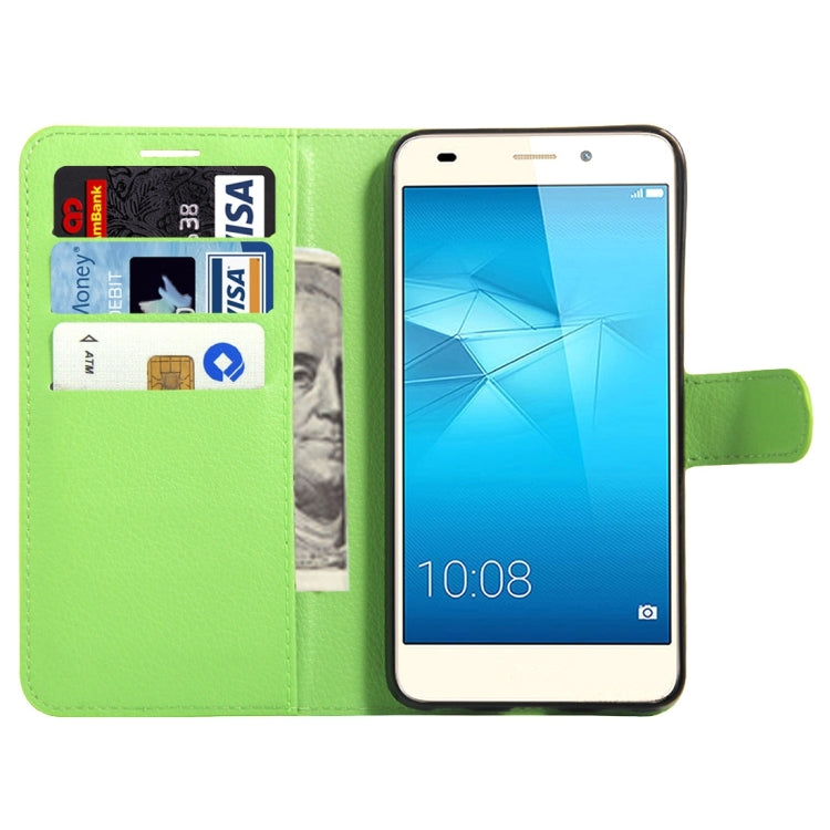 For Huawei Honor 5C Litchi Texture Horizontal Flip Leather Case with Magnetic Buckle & Holder & Card Slots & Wallet