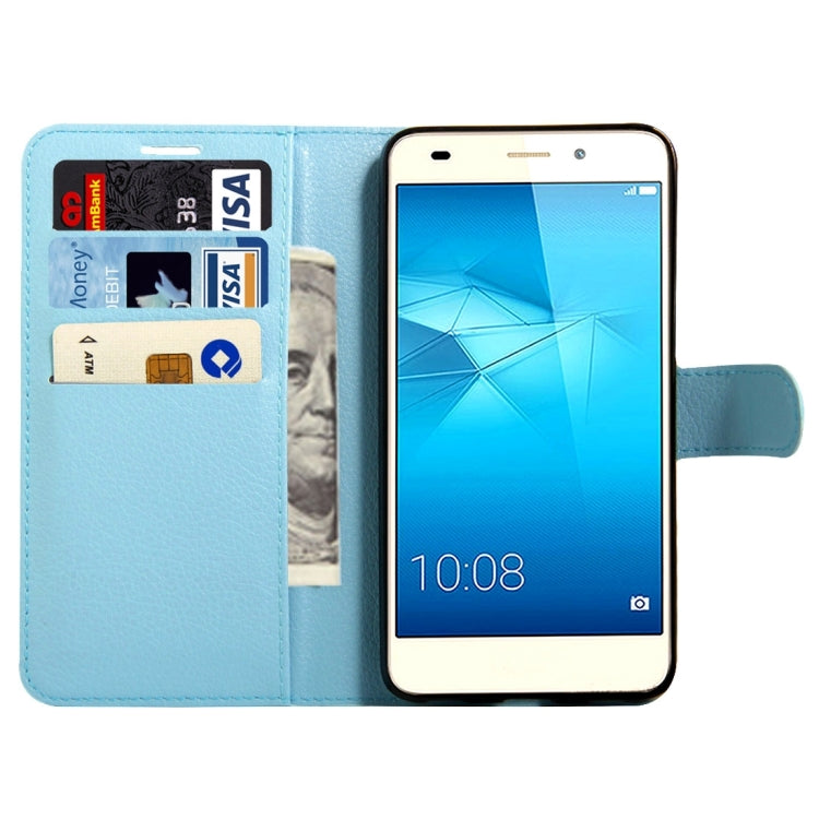 For Huawei Honor 5C Litchi Texture Horizontal Flip Leather Case with Magnetic Buckle & Holder & Card Slots & Wallet