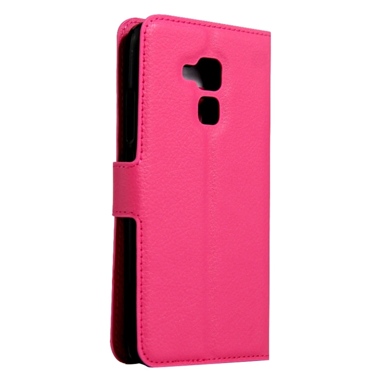 For Huawei Honor 5C Litchi Texture Horizontal Flip Leather Case with Magnetic Buckle & Holder & Card Slots & Wallet