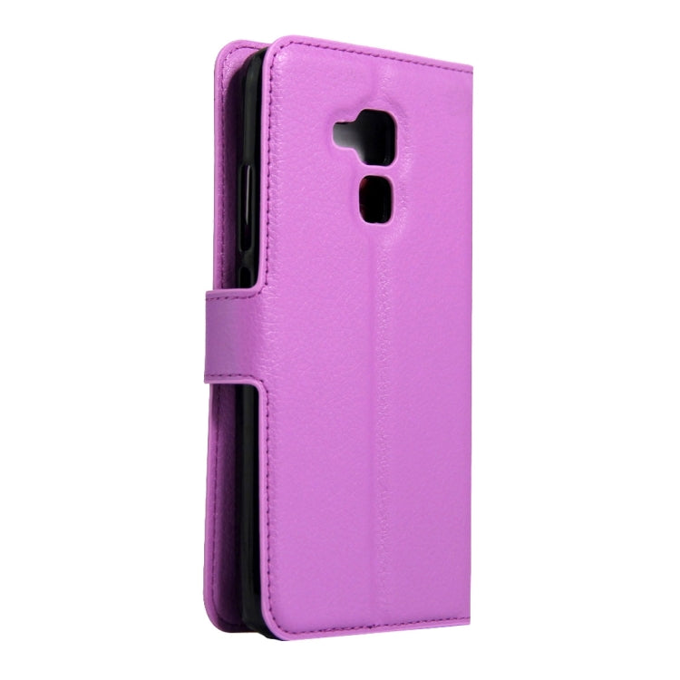 For Huawei Honor 5C Litchi Texture Horizontal Flip Leather Case with Magnetic Buckle & Holder & Card Slots & Wallet