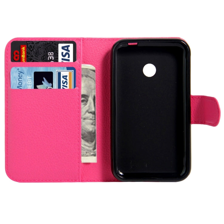 For Vodafone Smart First 7 / VF200 Litchi Texture Horizontal Flip Leather Case with Magnetic Buckle & Holder & Card Slots & Wallet