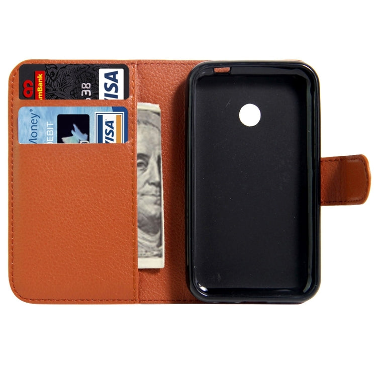 For Vodafone Smart First 7 / VF200 Litchi Texture Horizontal Flip Leather Case with Magnetic Buckle & Holder & Card Slots & Wallet
