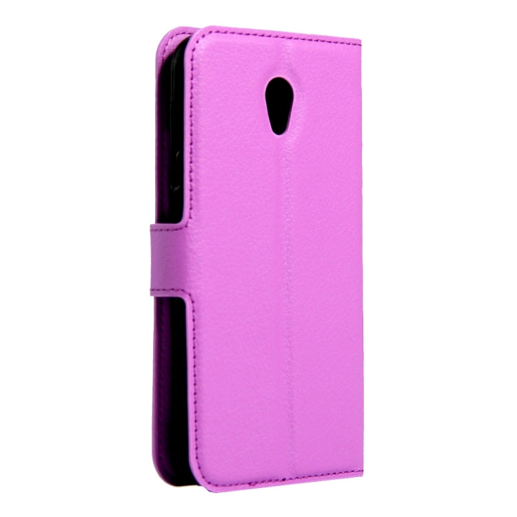 For Vodafone Smart Prime 7 / VF600 Litchi Texture Horizontal Flip Leather Case with Magnetic Buckle & Holder & Card Slots & Wallet