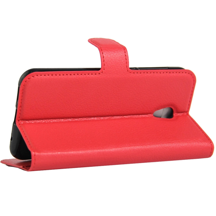 For Vodafone Smart Prime 7 / VF600 Litchi Texture Horizontal Flip Leather Case with Magnetic Buckle & Holder & Card Slots & Wallet