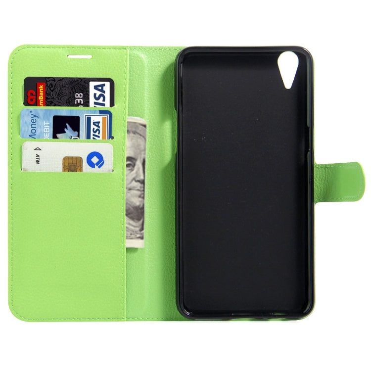 For OPPO R9 Plus Litchi Texture Horizontal Flip Leather Case with Magnetic Buckle & Holder & Card Slots & Wallet