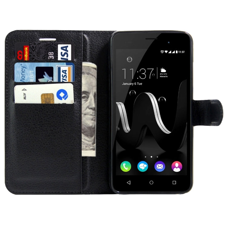 For Wiko K Kool & Jerry Litchi Texture Horizontal Flip Leather Case with Magnetic Buckle & Holder & Card Slots & Wallet