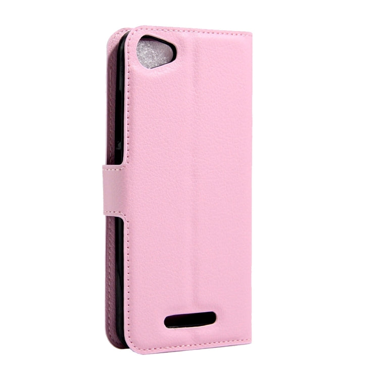 For Wiko K Kool & Jerry Litchi Texture Horizontal Flip Leather Case with Magnetic Buckle & Holder & Card Slots & Wallet