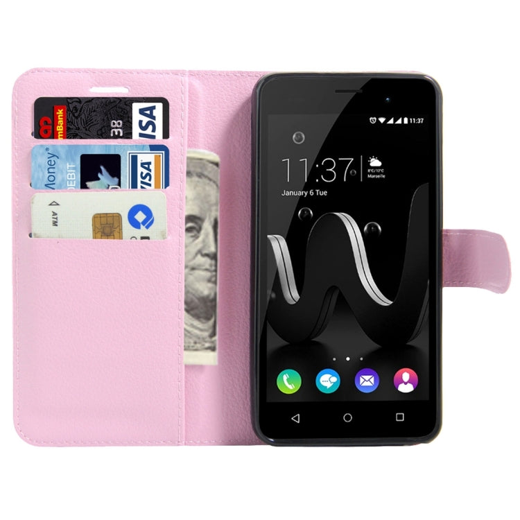 For Wiko K Kool & Jerry Litchi Texture Horizontal Flip Leather Case with Magnetic Buckle & Holder & Card Slots & Wallet