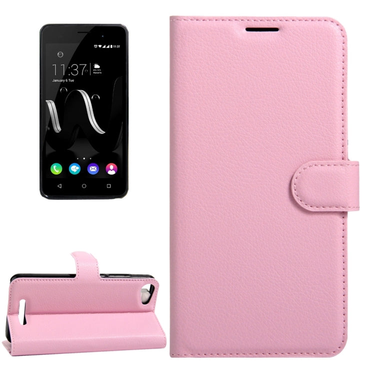 For Wiko K Kool & Jerry Litchi Texture Horizontal Flip Leather Case with Magnetic Buckle & Holder & Card Slots & Wallet