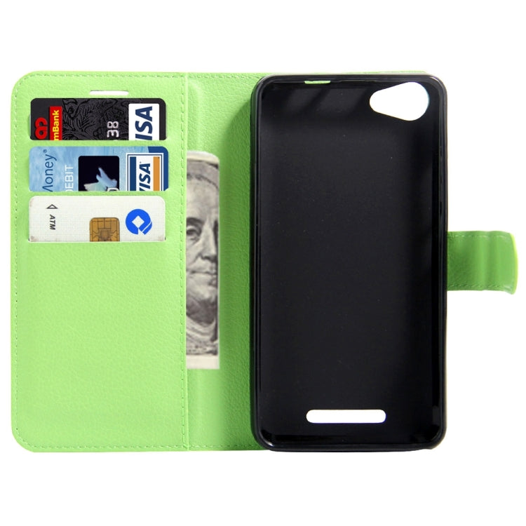 For Wiko K Kool & Jerry Litchi Texture Horizontal Flip Leather Case with Magnetic Buckle & Holder & Card Slots & Wallet
