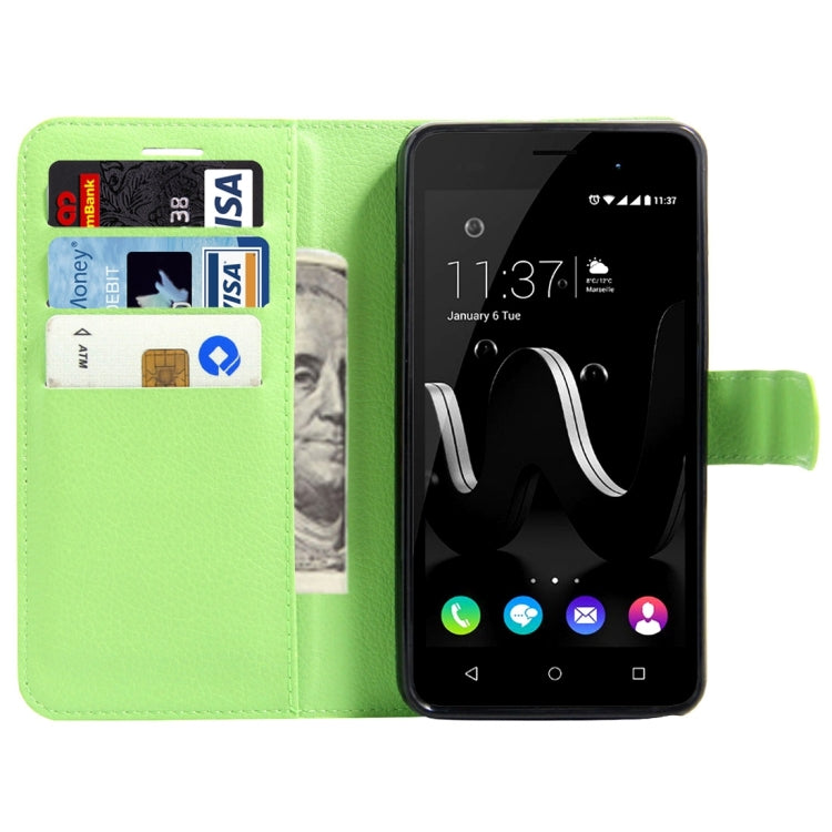 For Wiko K Kool & Jerry Litchi Texture Horizontal Flip Leather Case with Magnetic Buckle & Holder & Card Slots & Wallet