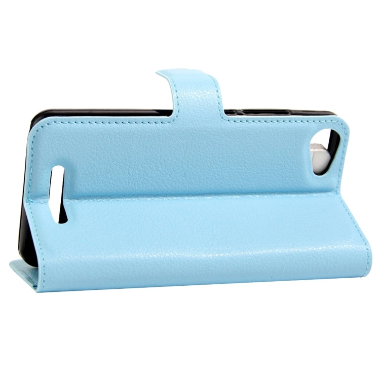 For Wiko K Kool & Jerry Litchi Texture Horizontal Flip Leather Case with Magnetic Buckle & Holder & Card Slots & Wallet