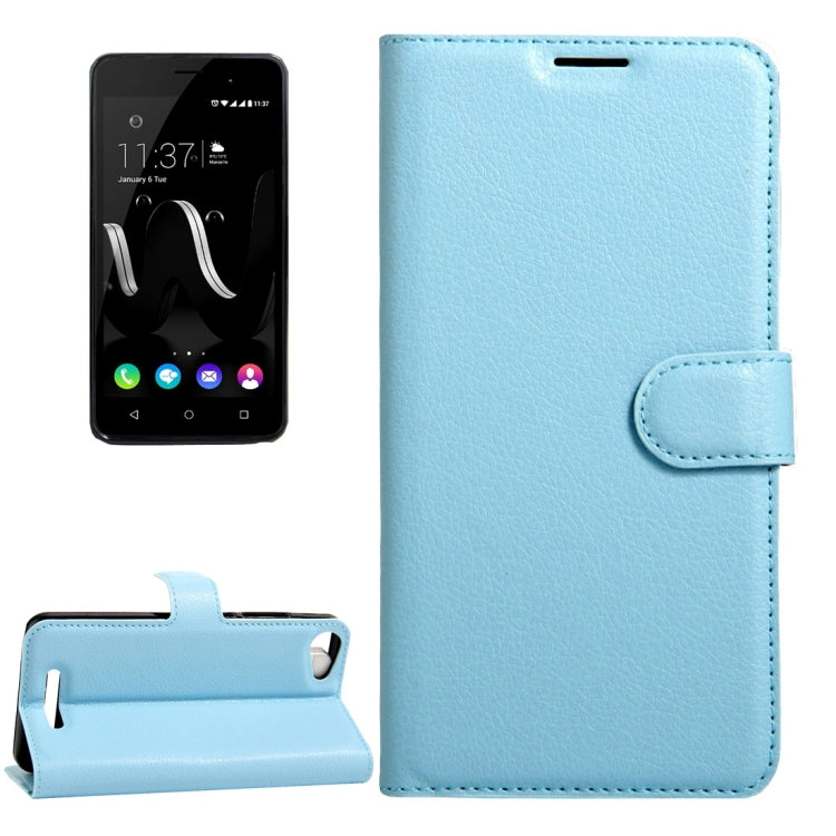 For Wiko K Kool & Jerry Litchi Texture Horizontal Flip Leather Case with Magnetic Buckle & Holder & Card Slots & Wallet