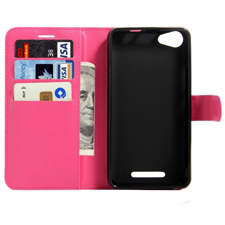 For Wiko K Kool & Jerry Litchi Texture Horizontal Flip Leather Case with Magnetic Buckle & Holder & Card Slots & Wallet