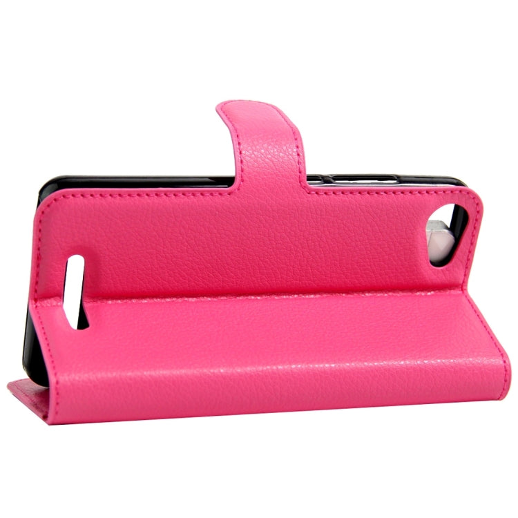 For Wiko K Kool & Jerry Litchi Texture Horizontal Flip Leather Case with Magnetic Buckle & Holder & Card Slots & Wallet