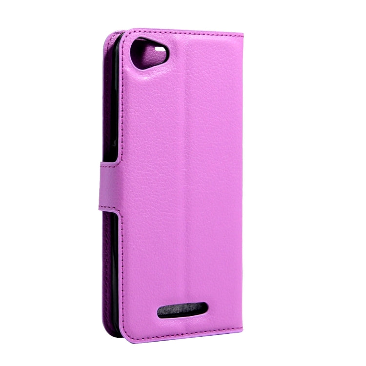 For Wiko K Kool & Jerry Litchi Texture Horizontal Flip Leather Case with Magnetic Buckle & Holder & Card Slots & Wallet
